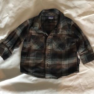 Patagonia 6-12 Month Flannel